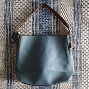 NWT Joy Susan Turquoise Leather Purse